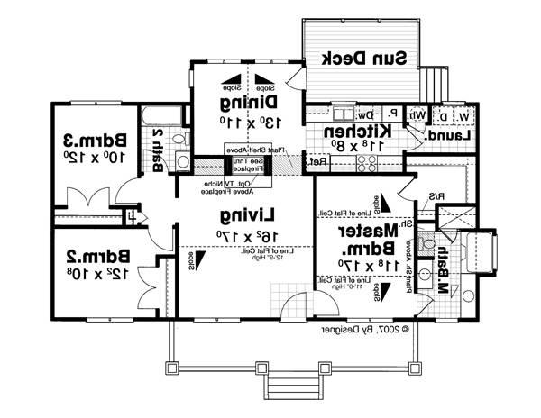 Floor Plan image of ARTISAN House Plan